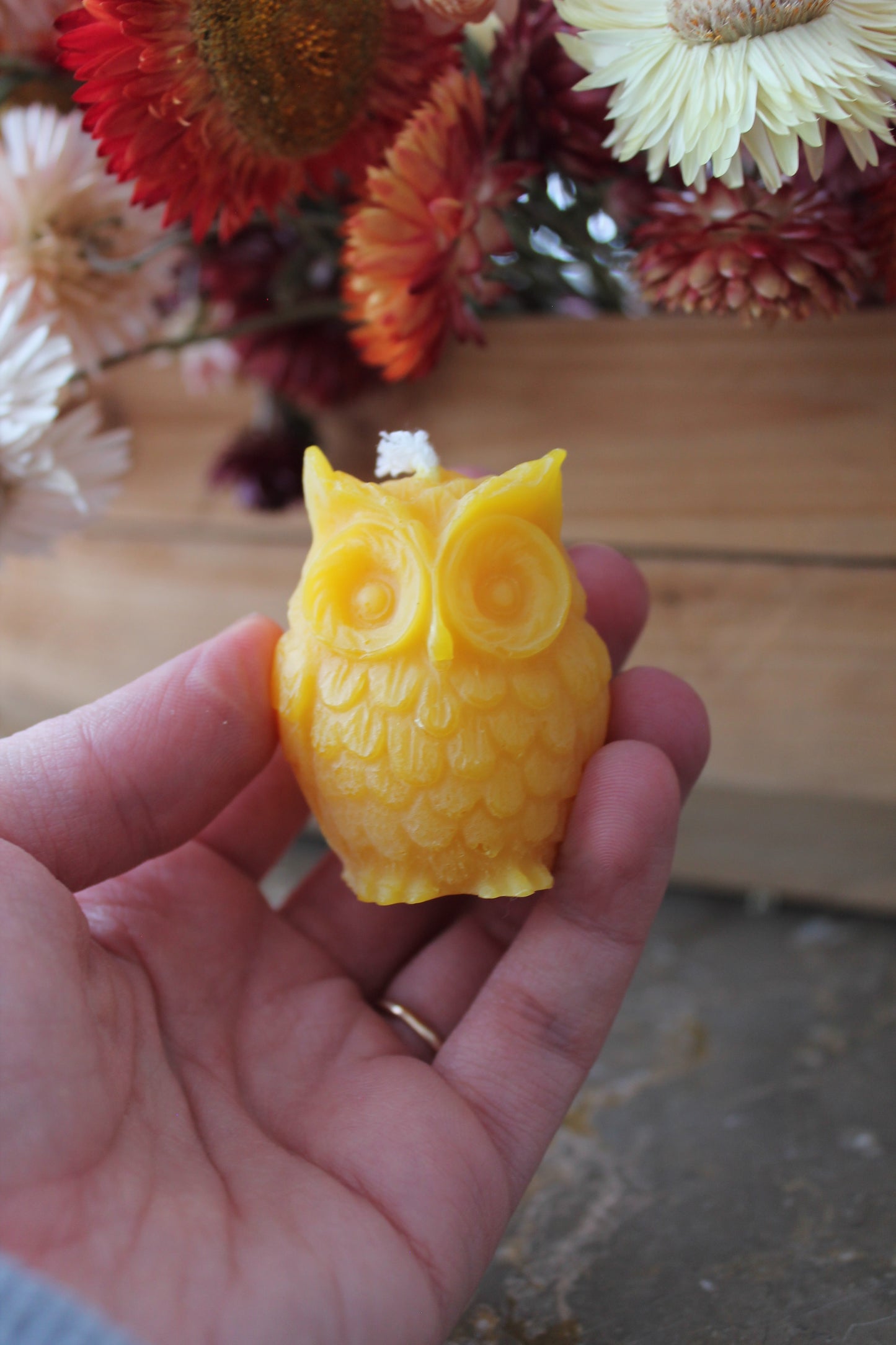 Owl Candle